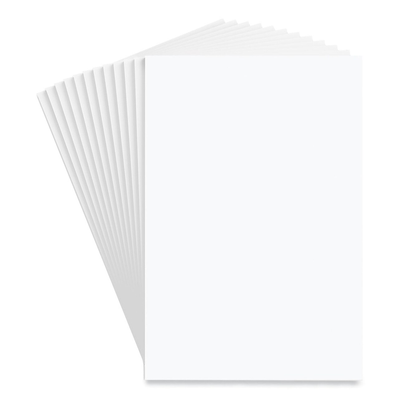 Universal 100 Sheet Unruled 4 in. x 6 in. Scratch Pads - White (12/Pack)